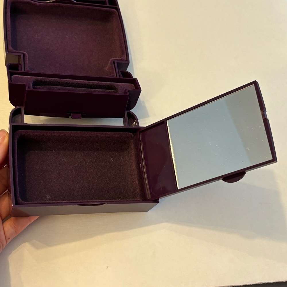 INGENIOUS DESIGNS Vintage “The Jewel Kit” Accordion Jewelry Box Travel Compact - Picture 4 of 10